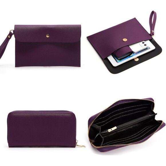 All-in-One Handbag Set for Women - Durable Faux Leather Design, 5 Bags Included - Picture 8 of 8